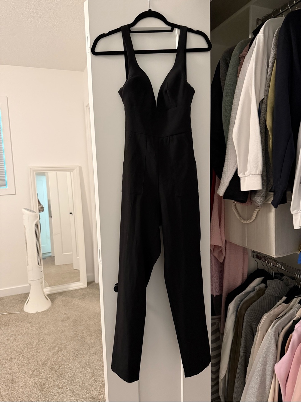 Lulus Jumpsuit Black READ FIRST XS